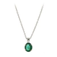 Collier Chimento Femme Princess in Or blanc Smeraldo 0.58 Ct 1G06282FF5450 - 1G06282FF5450